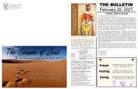 Feb 22 2021 Bulletin