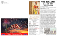 June 28 2021 Bulletin