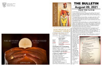 Aug 09 2021 Bulletin