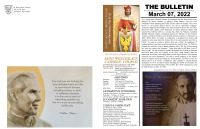 March 07, 2022 Bulletin