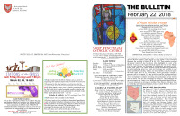 February 22 2018 Bulletin