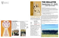 Sept 21 2020 Bulletin